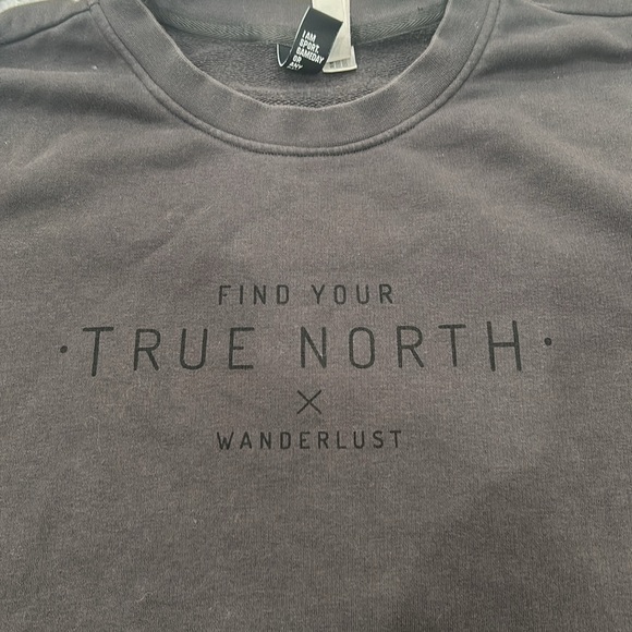 Grey Adidas x Wanderlust Collab Sweatshirt - Picture 1 of 8